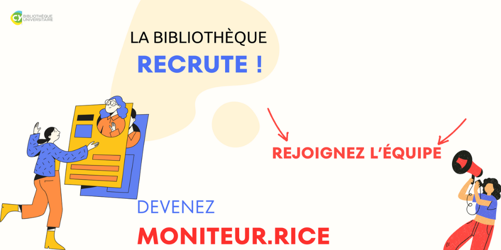 Visuel recrutement moniteur étudiant