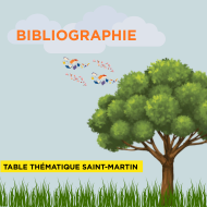 table thématique printemps des poètes Saint Martin