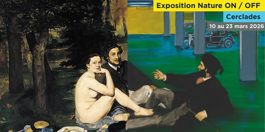 Exposition Nature ON/OFF à la bibliothèque des Cerclades Mars 2026 