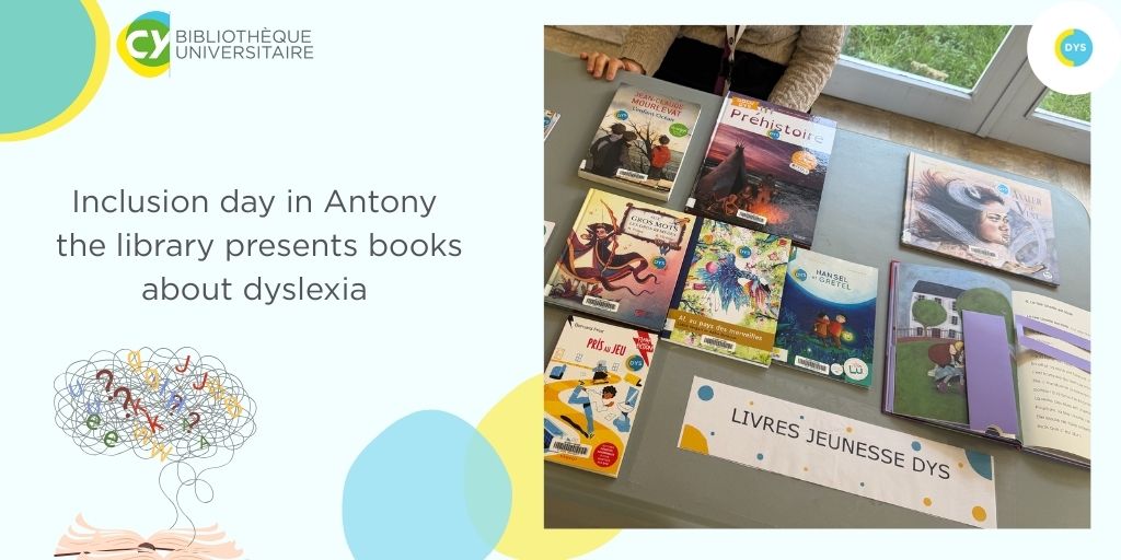 Thematic table on dyslexia : the Antony university library takes part in the Inclusion day