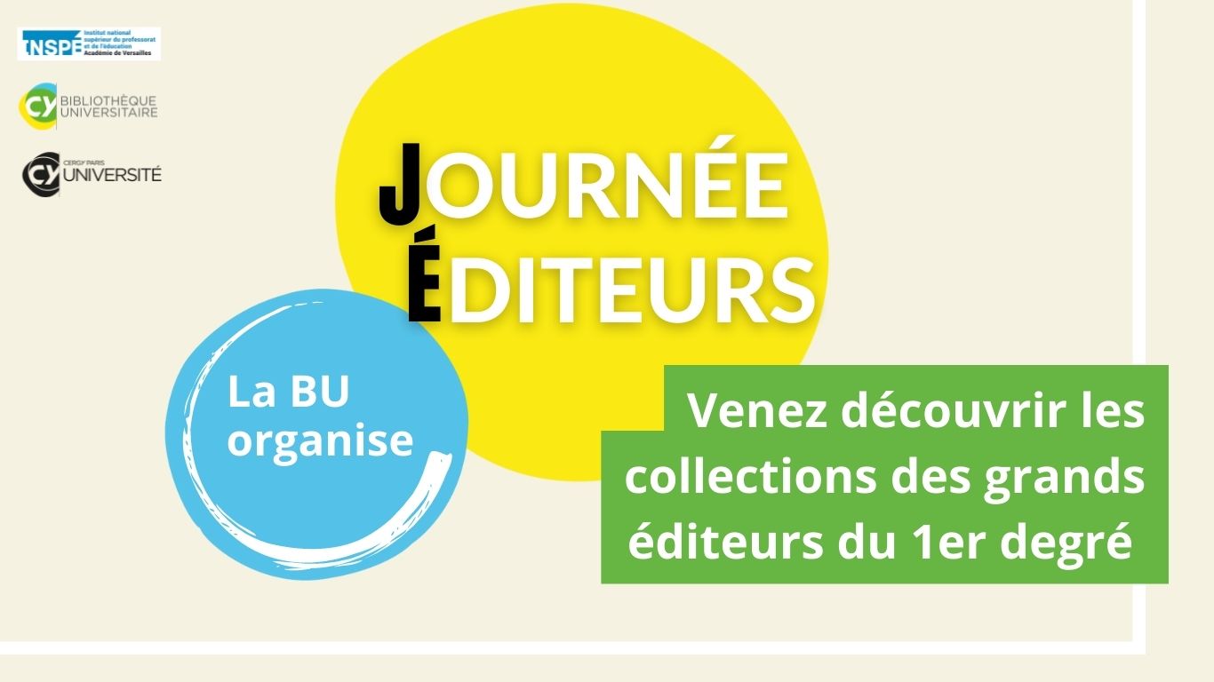 Journées éditeurs | CY Bibliothèque universitaire