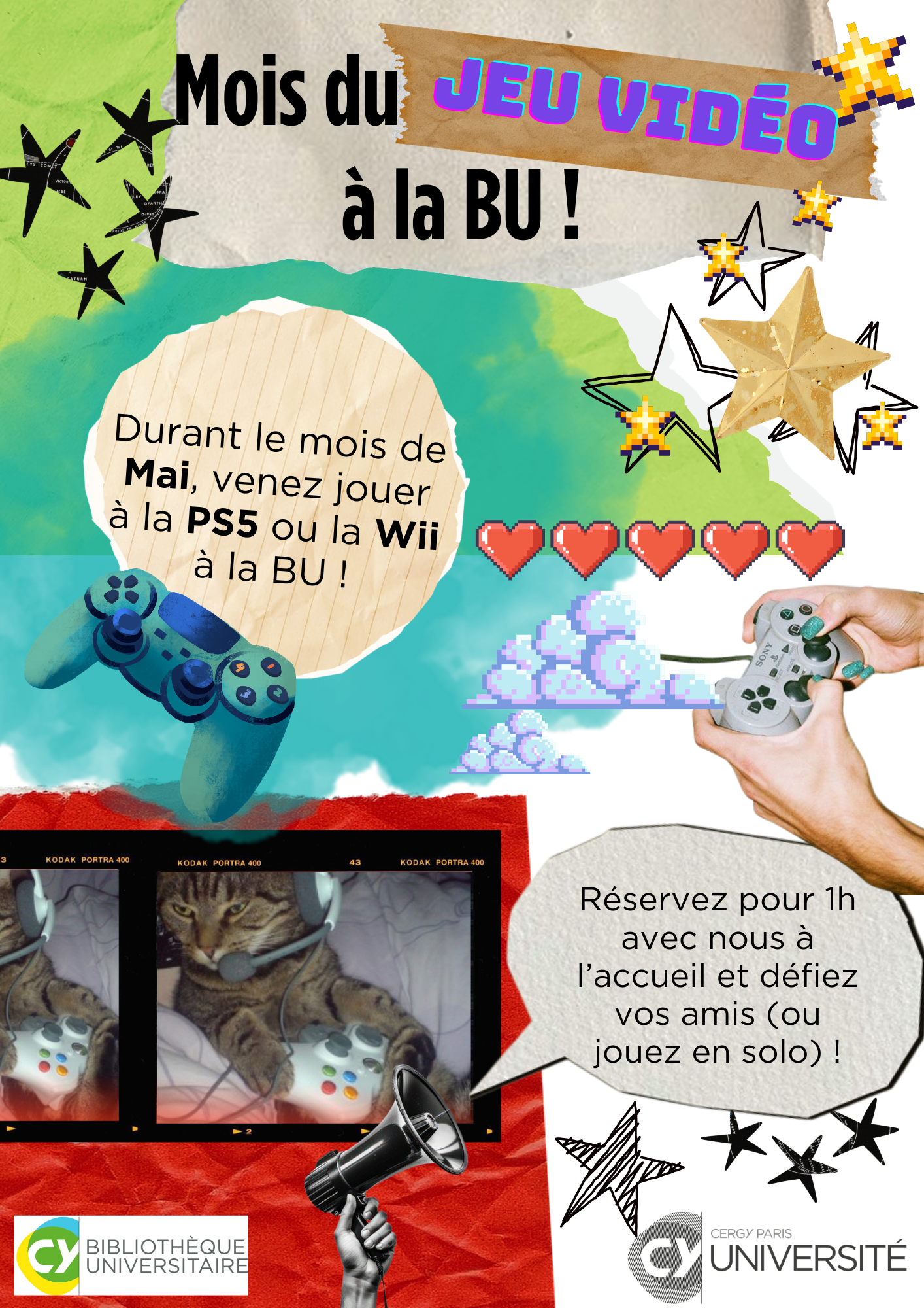 Mois du jeu vidéo à la bibliothèque universitaire de Saint-Martin