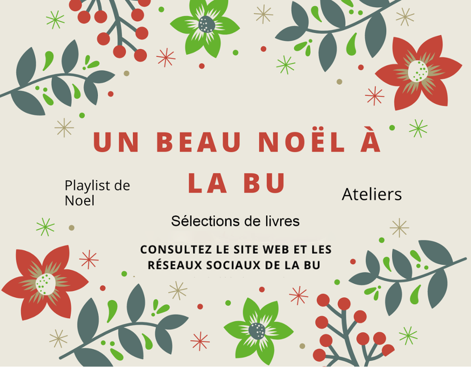 Un beau Noël à la BU !