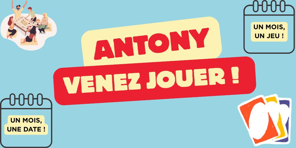 Atelier jeux de société à la bibliothèque d'Antony