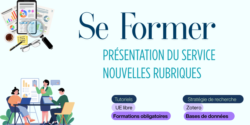 Focus : service formation de la bibliothèque CY et ses nouveautés