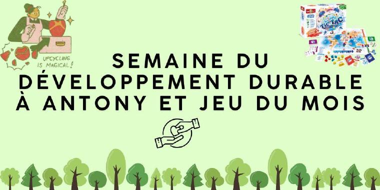 Semaine à thème et jeu de société du mois  à Antony 