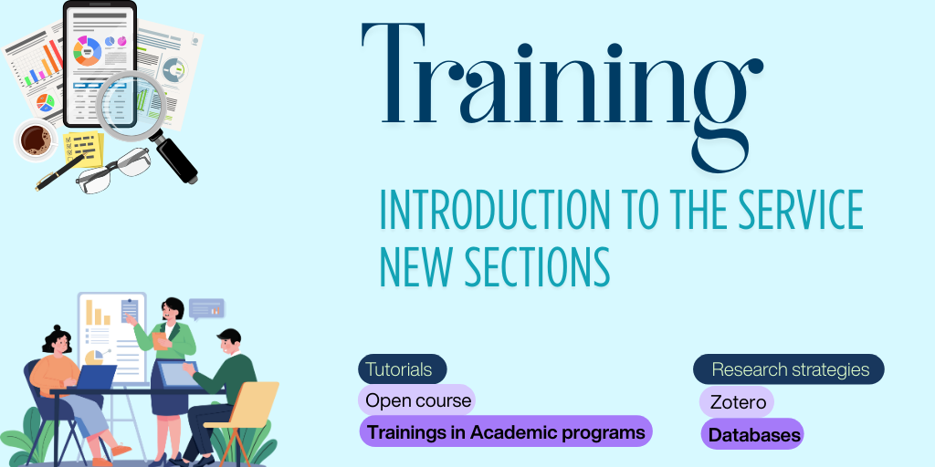 Focus : Training at CY libraries, our trainings and news 