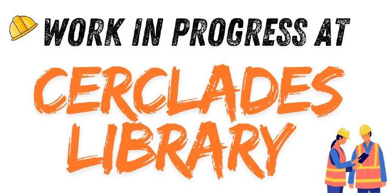 Work in progress at the Cerclades Library