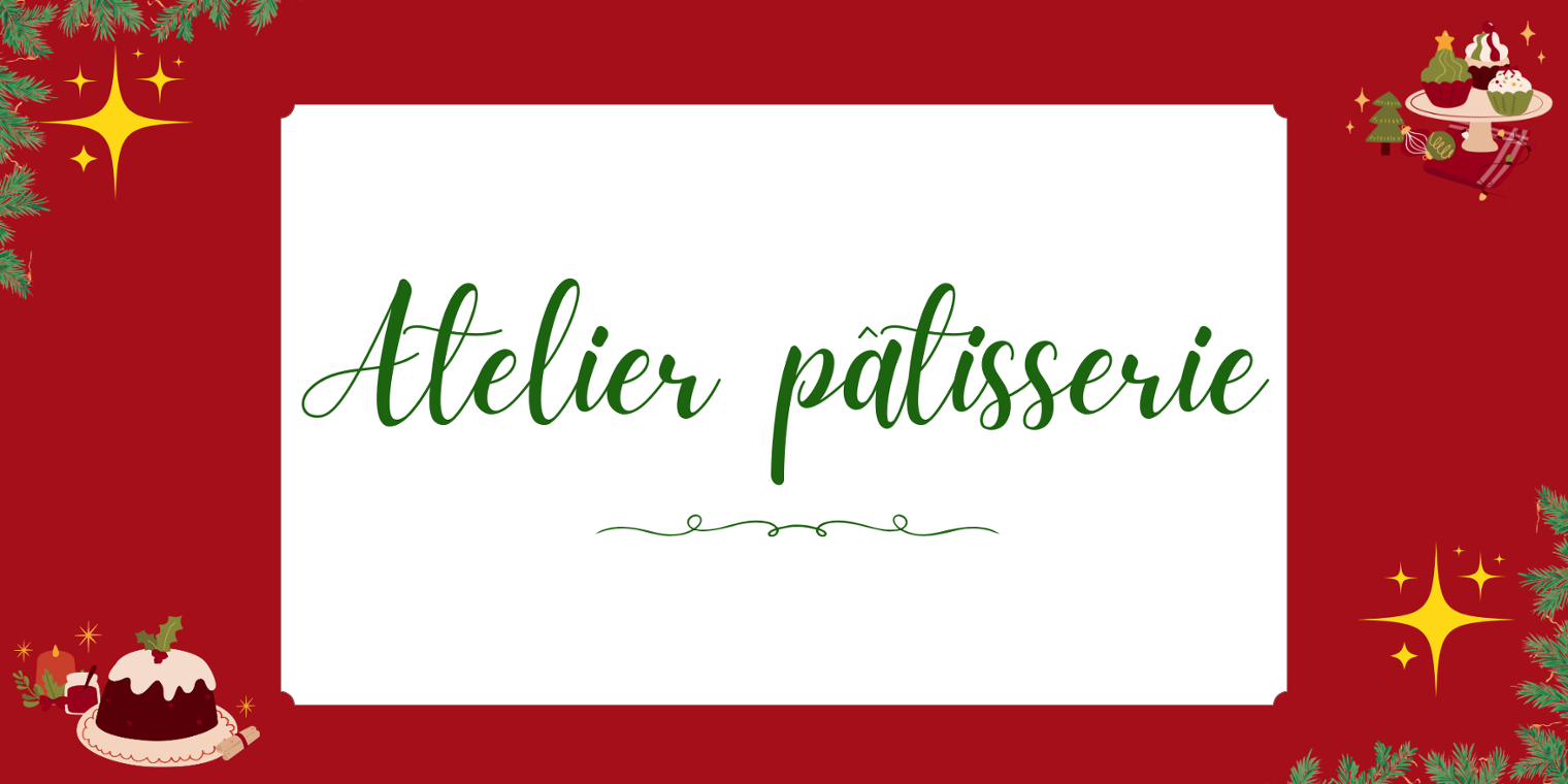 Save the date : Atelier pâtisserie à Hirsch 